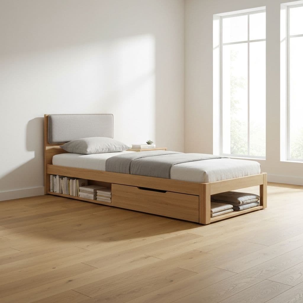 Upholstered Platform Bed
